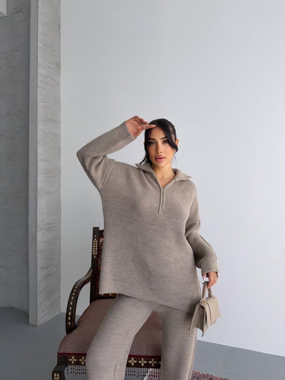 Brown Wool Set
