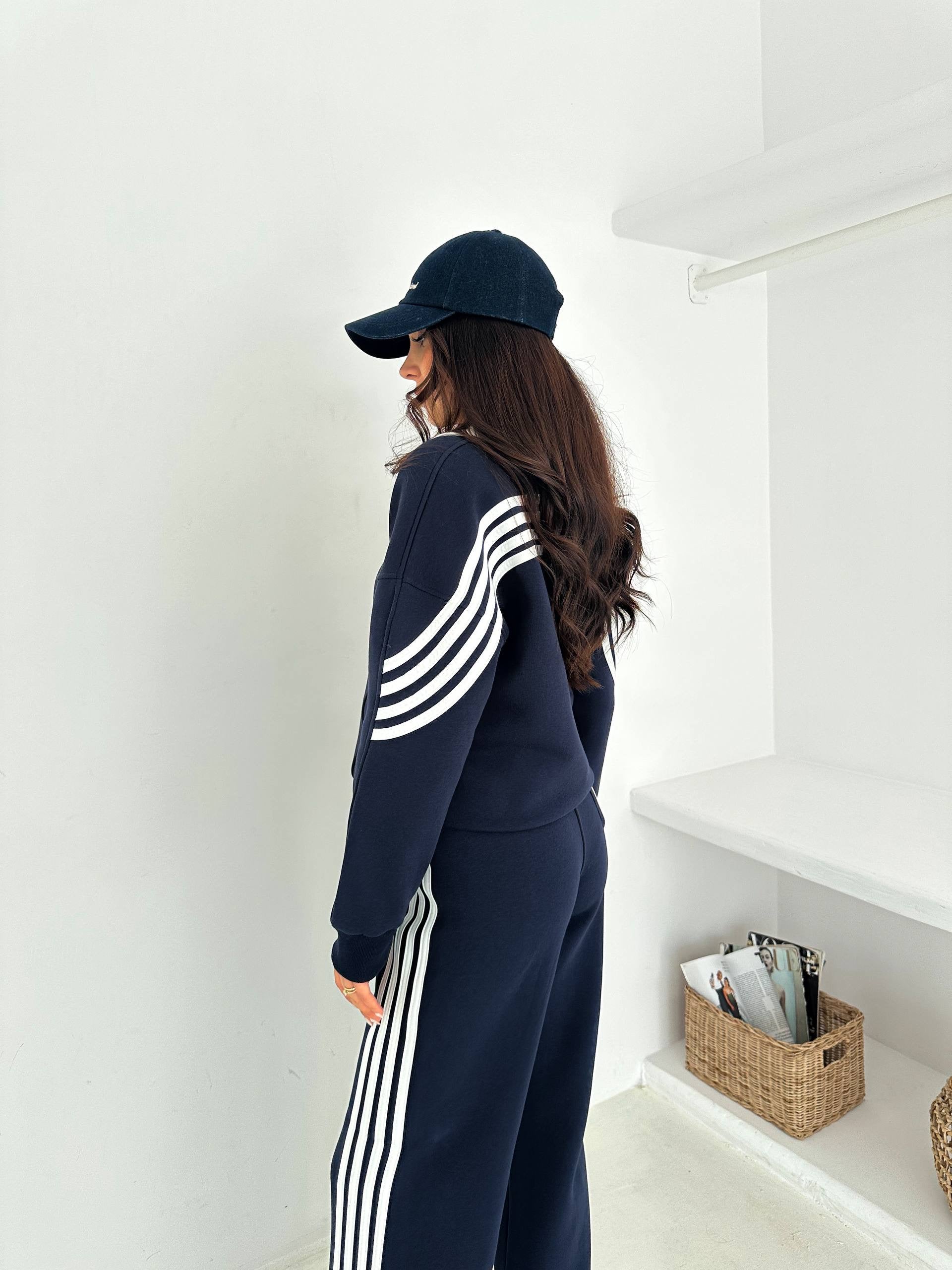 Navy Stripe Set