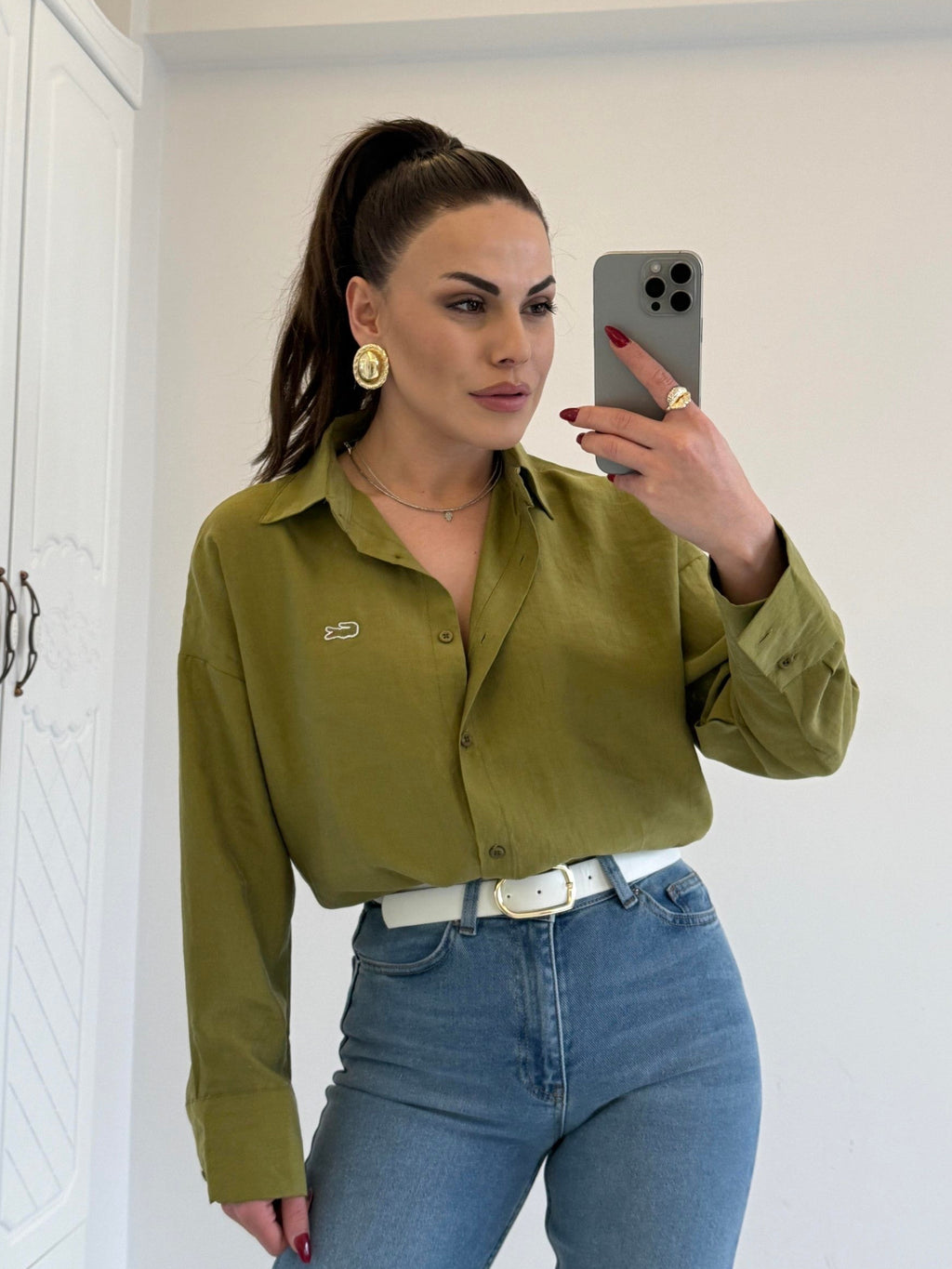 Lacoste Green Classic Shirt