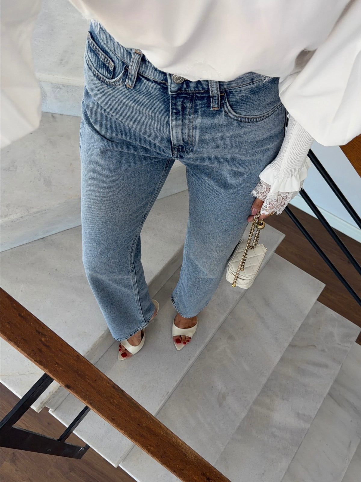 High Waist Zara Straight Jeans