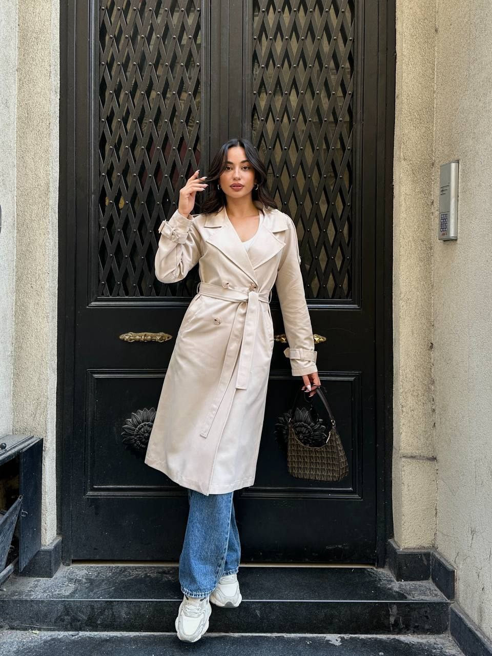 Beige Trench Coat
