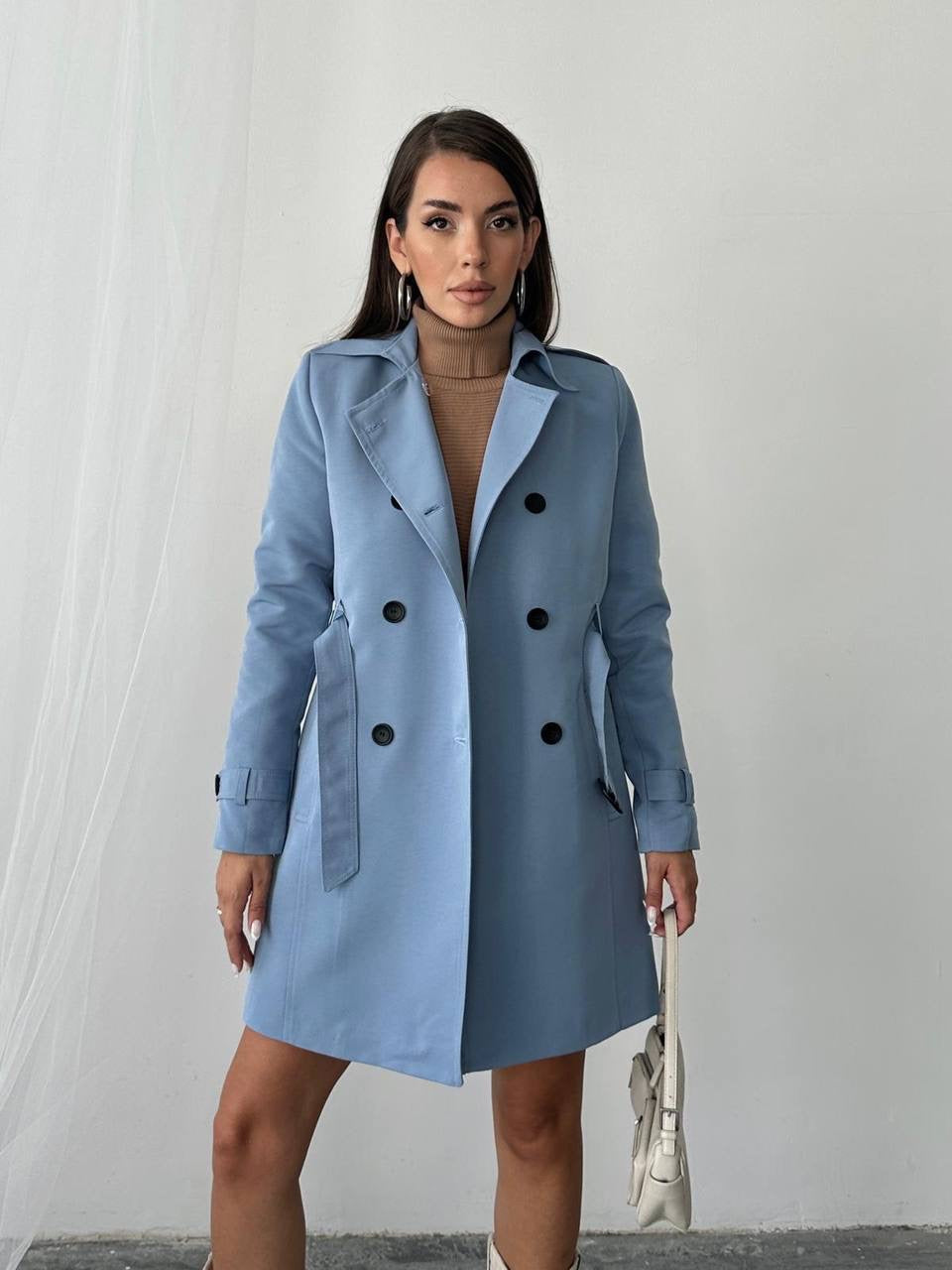 Blue Trench Coat