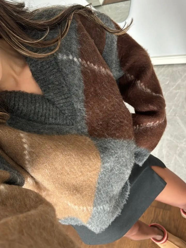 Checkered Sweater