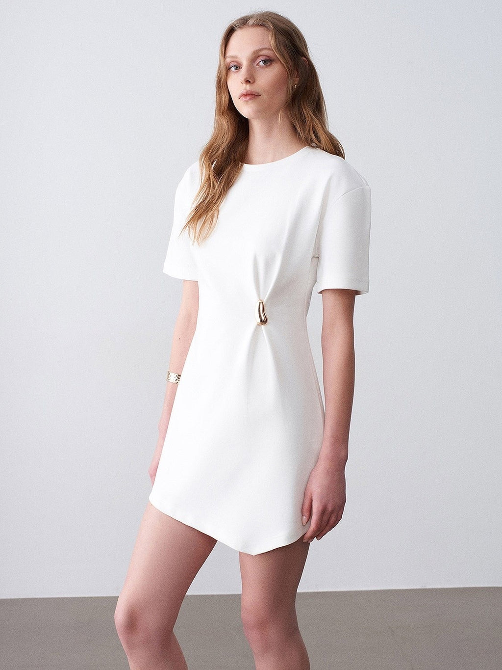 Side Gather Detail Blouse