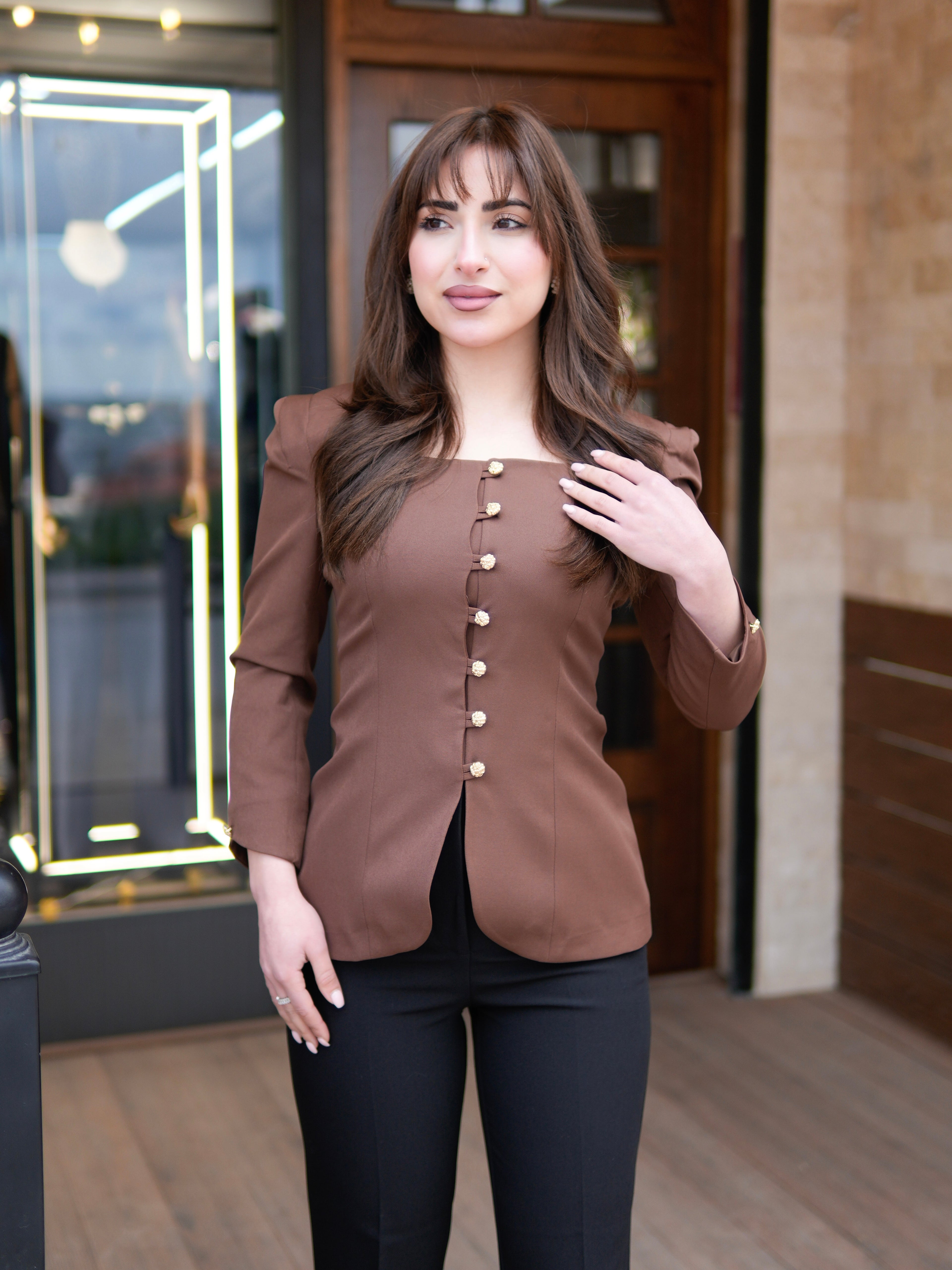 Royal Button Blazer