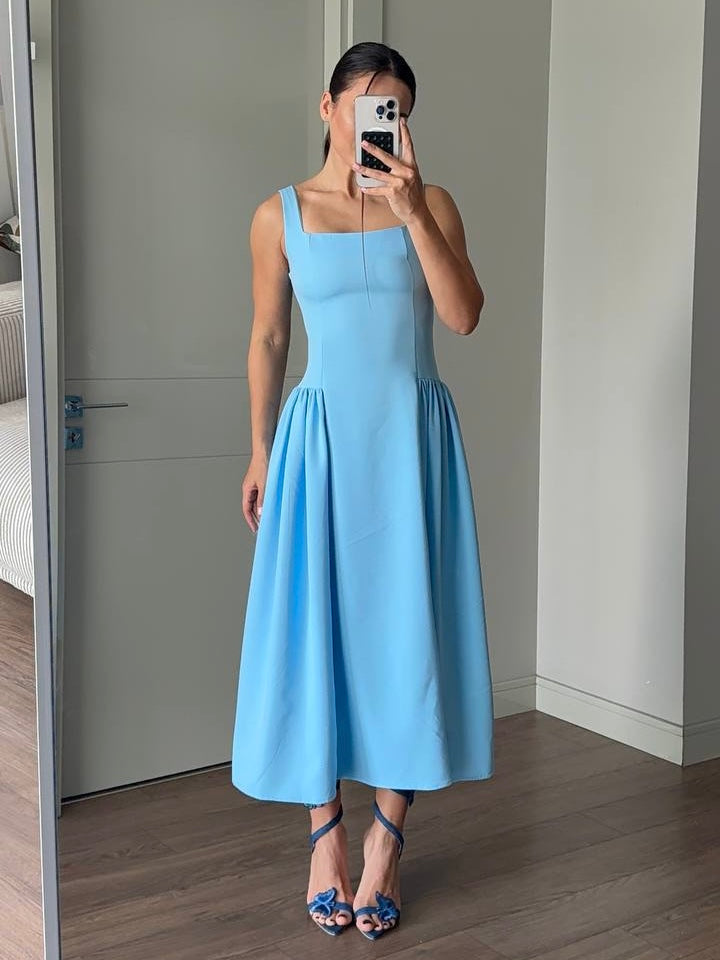 Sky Blue Elegance Dress