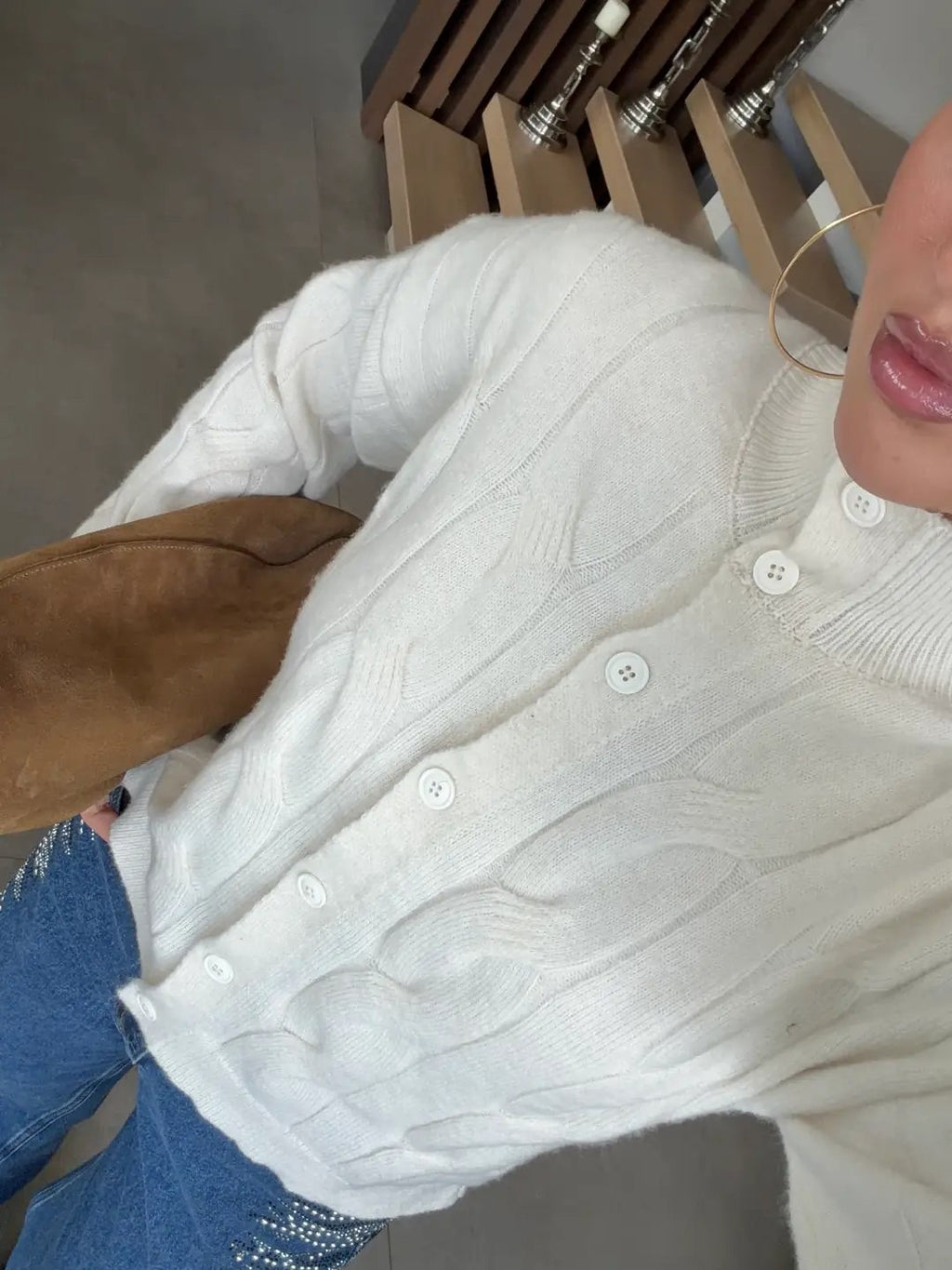 Off White Cardigan