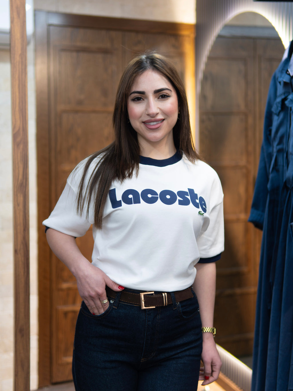 Lacoste Round Neck Top