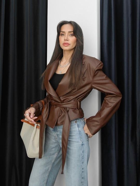Burgundy Leather Jacket