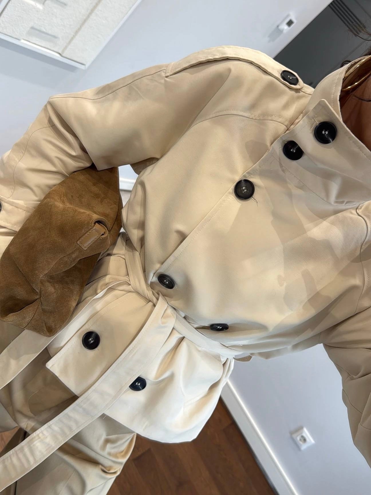 Beige Trench Coat