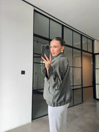 Grey Oversized Jacket