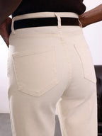 High Waist Straight Jeans