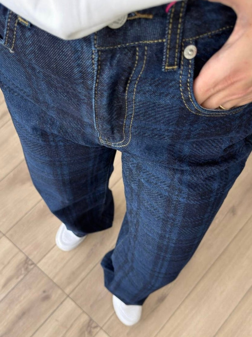 High Waist Straight Jeans