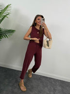Burgundy Comfort Set