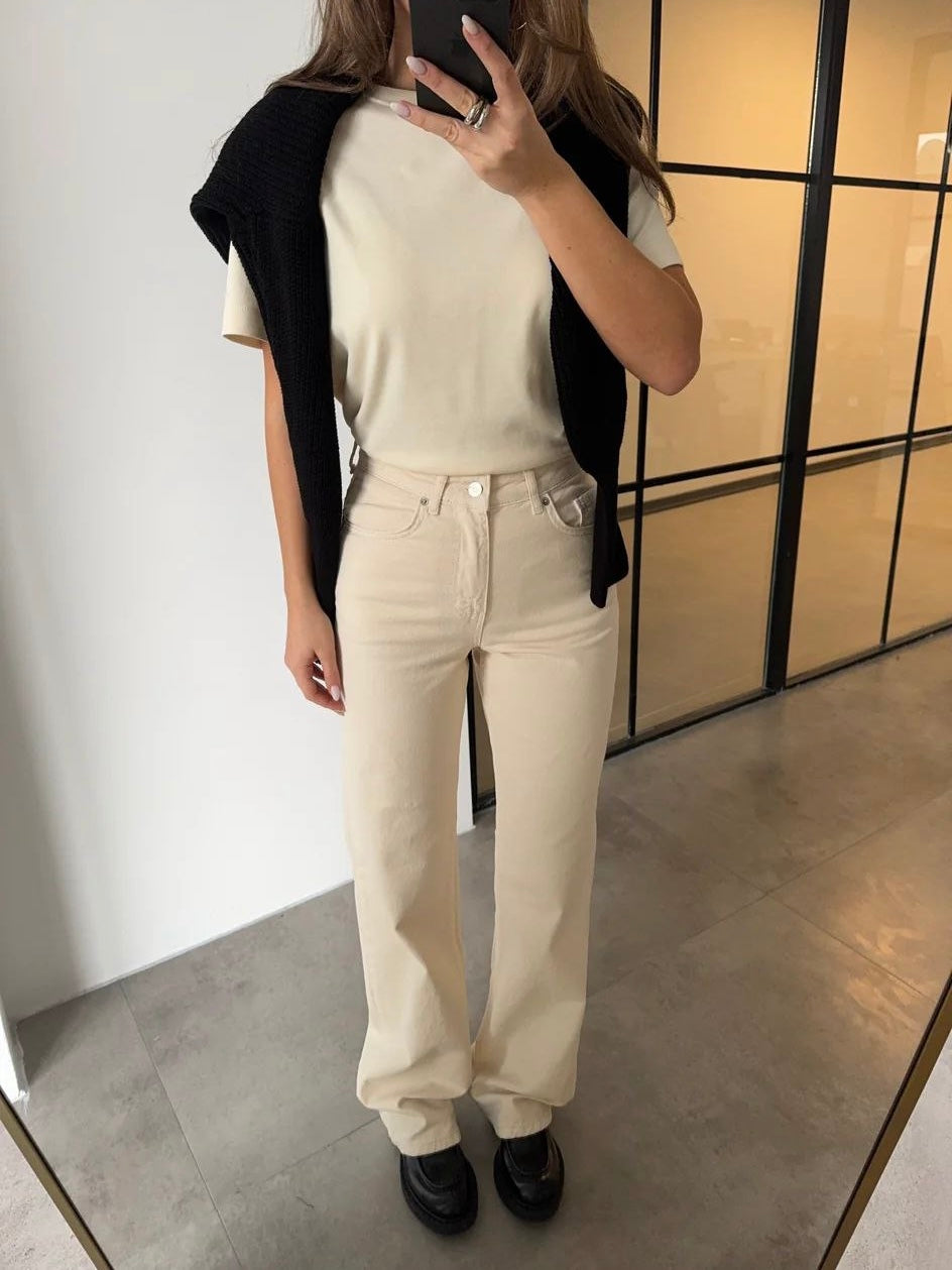 Beige Zara Jeans