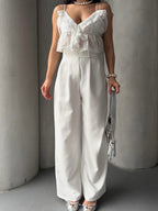 White Plaid Pants