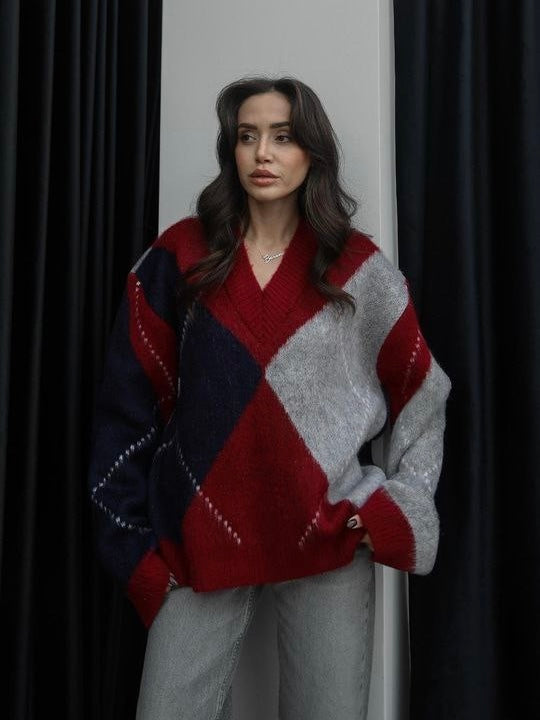 Checkered Sweater