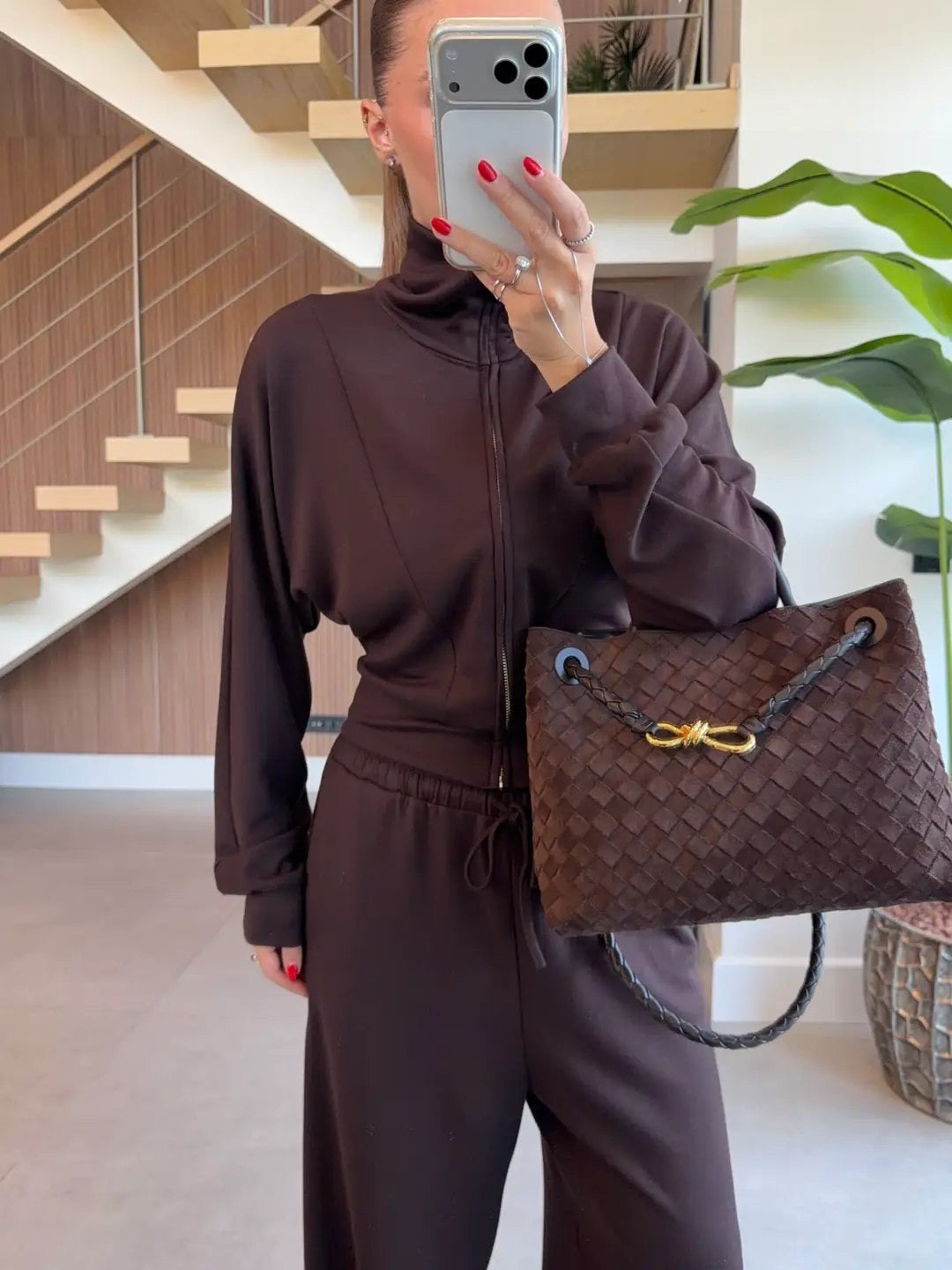 Massimo Dutti – Soft Lounge Two-Piece Set