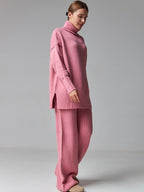 High-Neck Wool Set