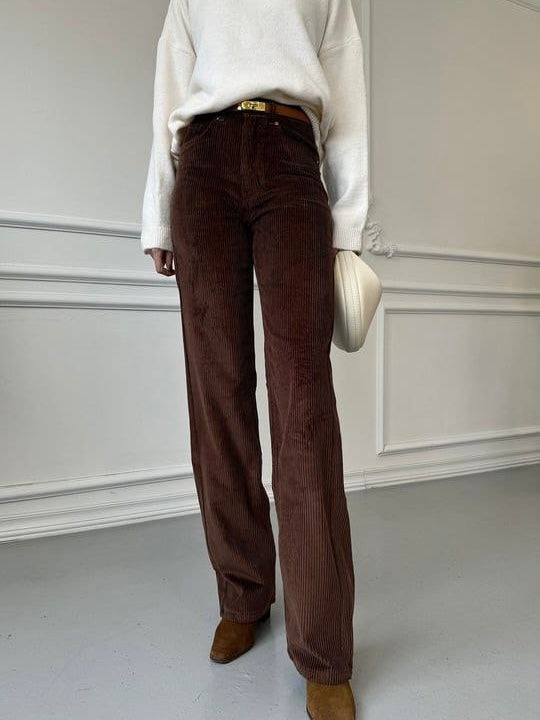 Brown Corduroy Pants