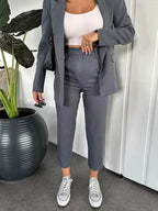 Elite Grey Blazer Set