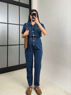 Classic Denim Jumpsuit