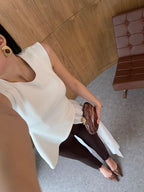 Elegant White Vest