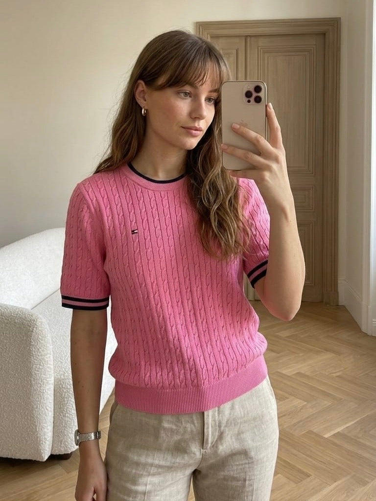 Pink Tommy Hilfiger T-Shirt