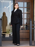 Classic Black Tailored Set