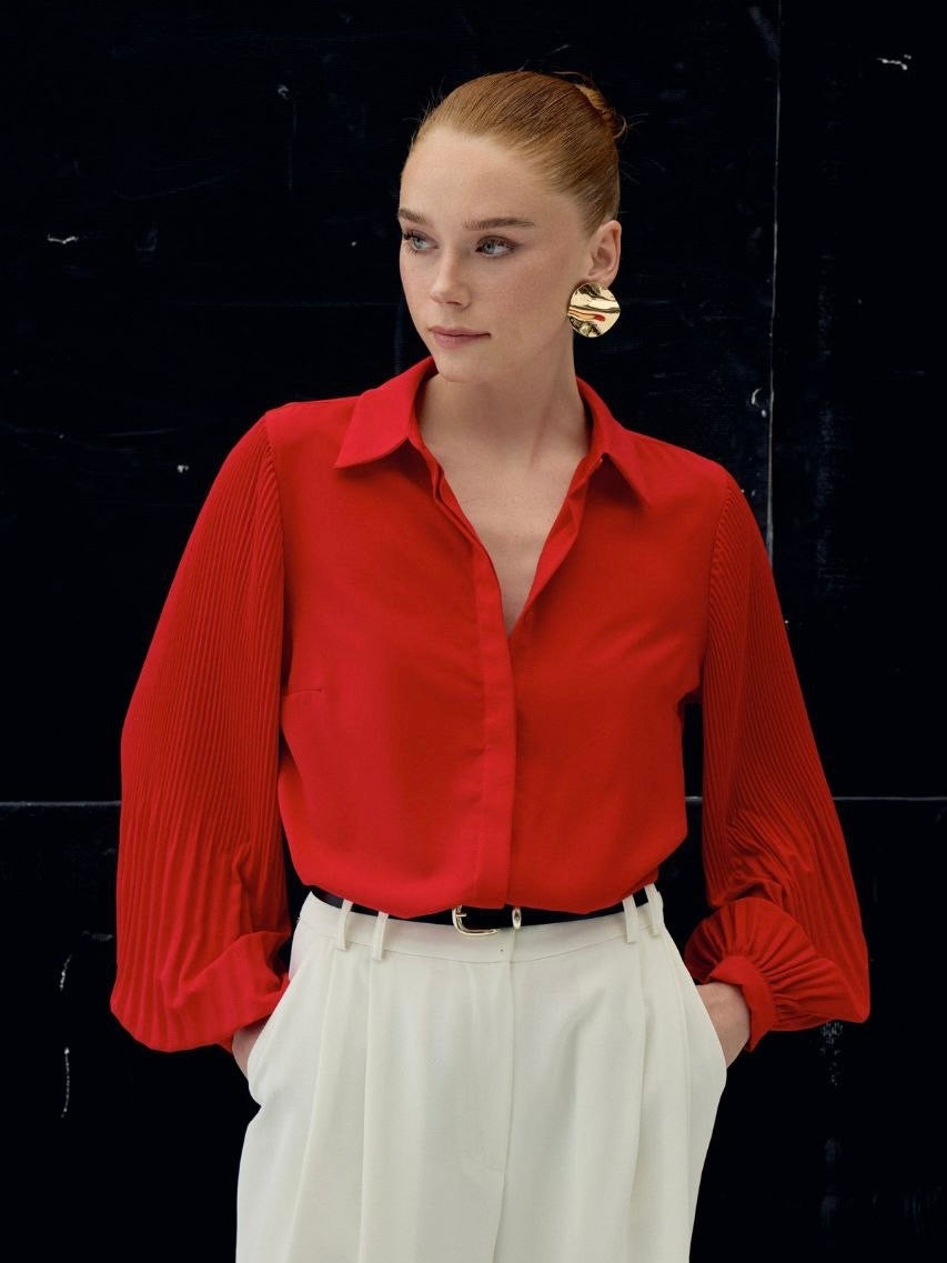 Red Formal Shirt