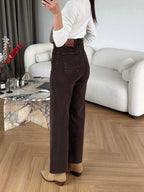 High Waist Straight Jeans