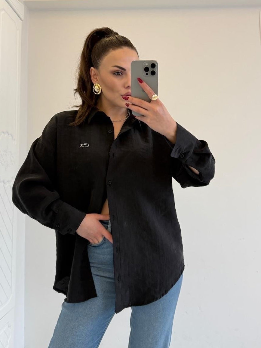 Lacoste Black Classic Shirt