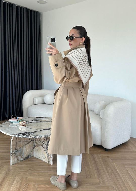 Beige Trench Coat
