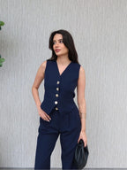 Navy Classic Vest Set