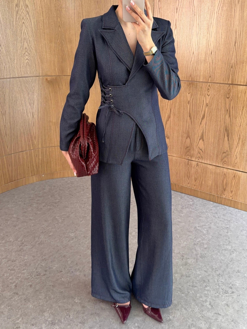 Midnight Tailored Set