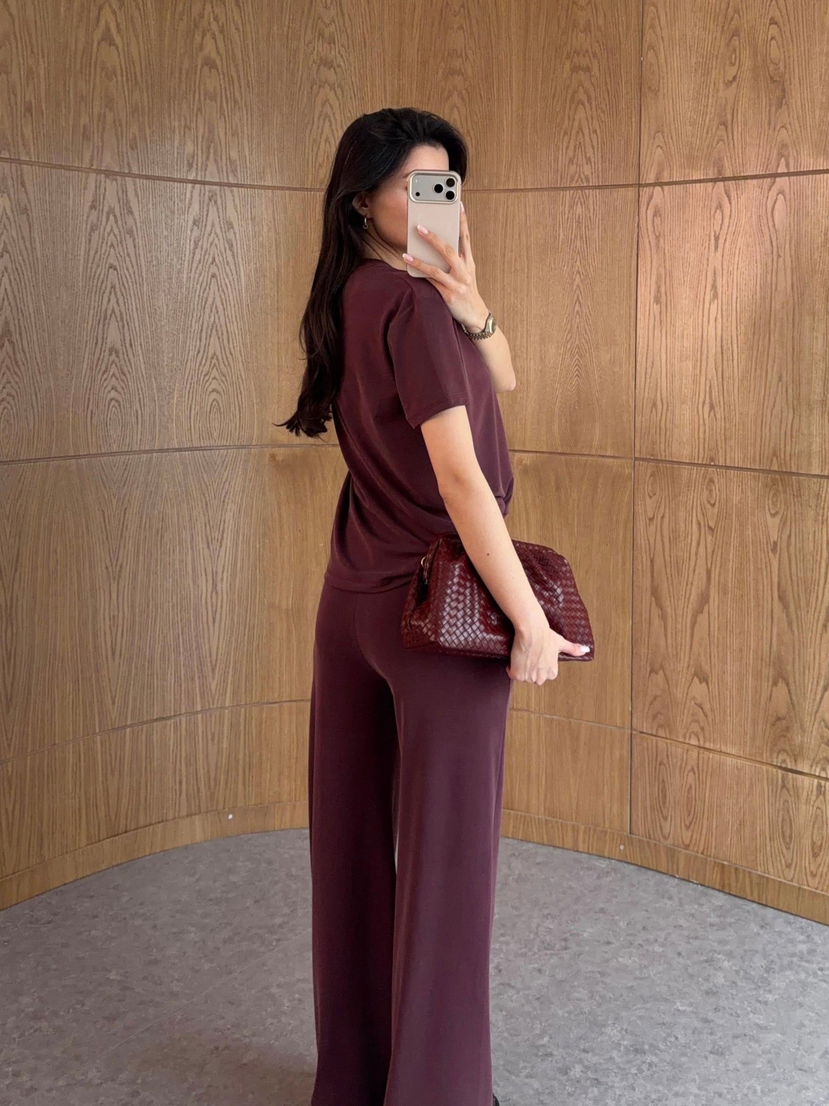 Lacoste Burgundy Set