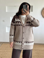 Cozy Nordic Knit Cardigan