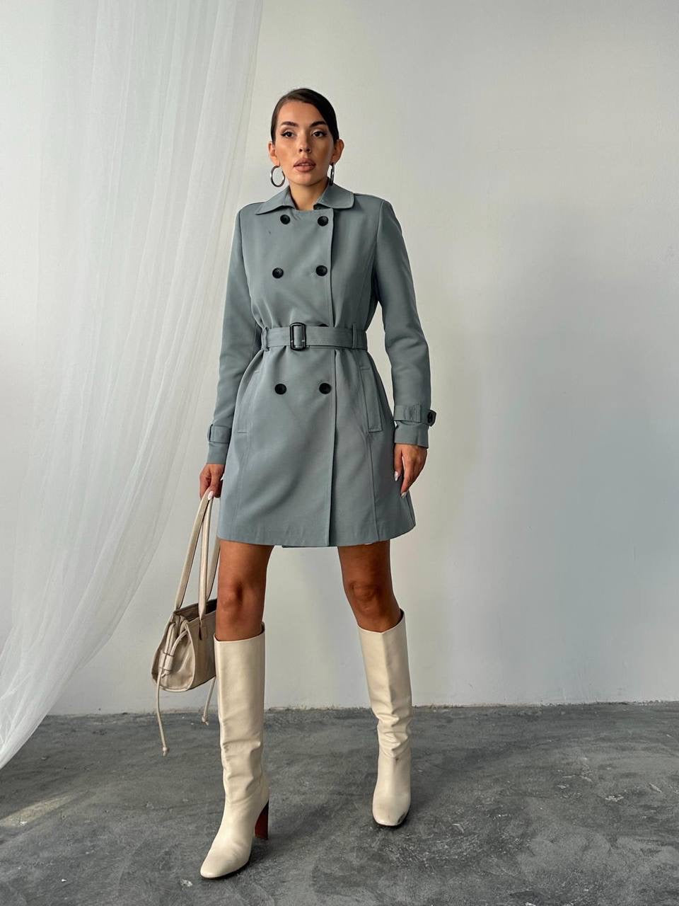 Gray Trench Coat