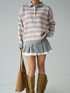 Striped Polo Knit