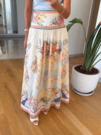 Seashell Bloom Maxi Skirt