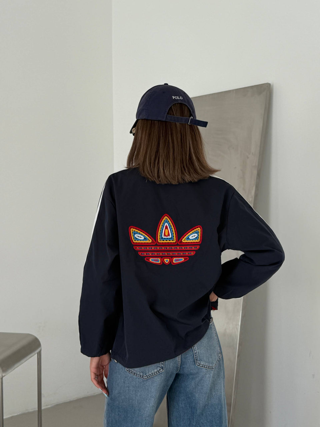 Adidas Reversible Navy & Red Jacket