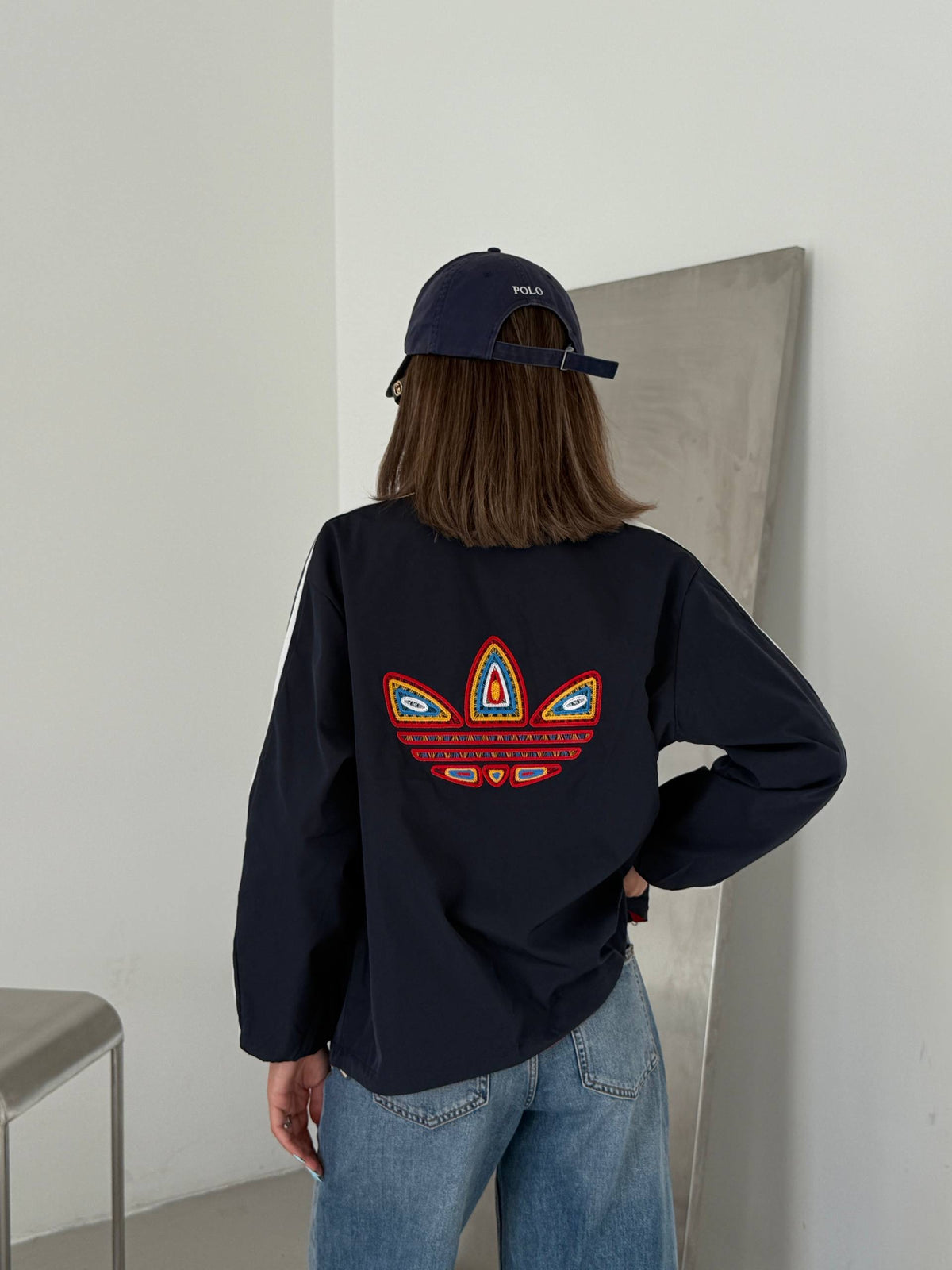 Adidas Reversible Navy & Red Jacket