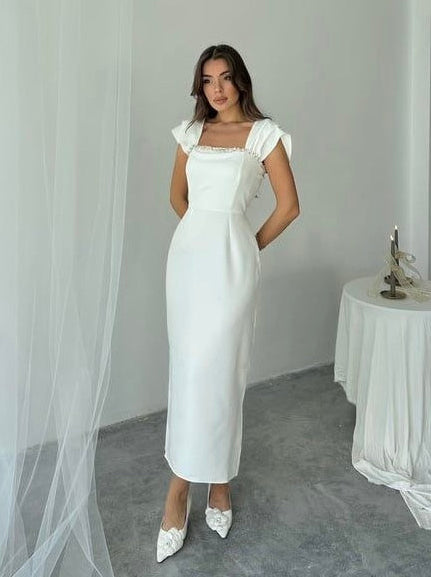 Ella White Dress