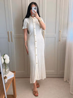 Pearl Elegance Knit Dress
