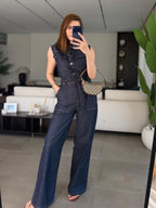 Denim Elegance Jumpsuit